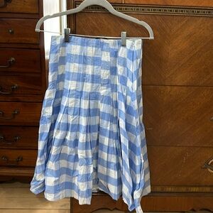 New J Crew Gingham Skirt